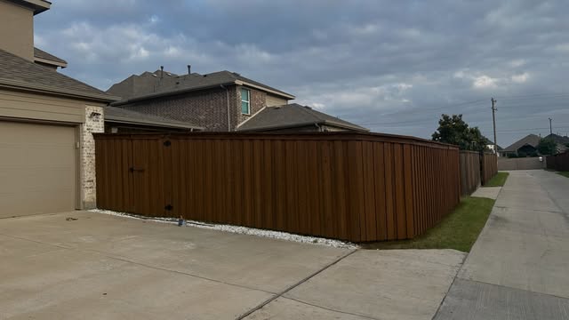 Fence Staining